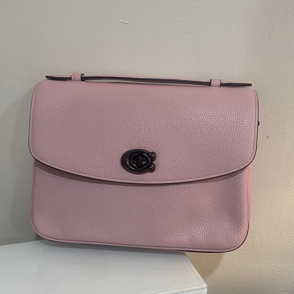 New Coach Cassie pink and gunmetal Aurora